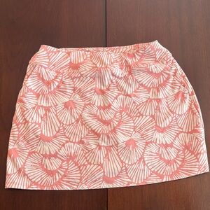 Tommy Bahama Pink and Cream Golf Skirt- size small